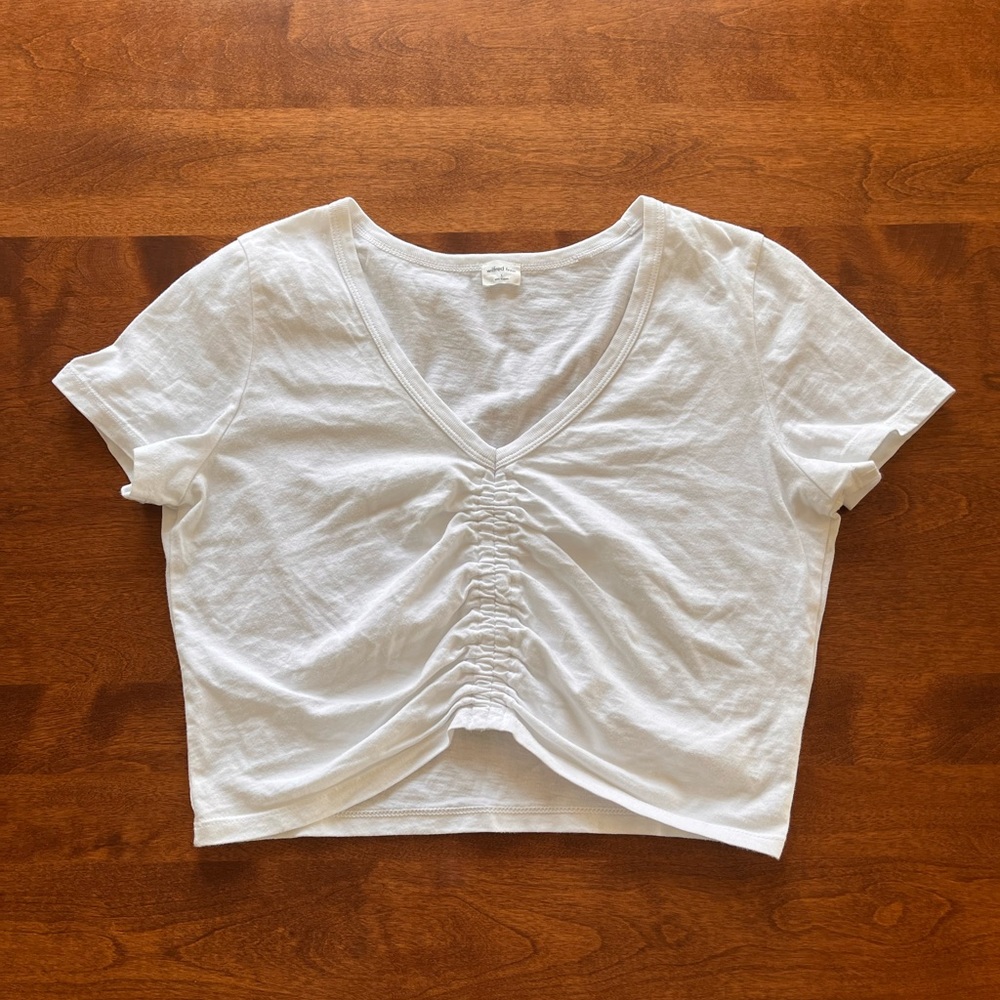 Aritzia Wilfred Free White Tshirt